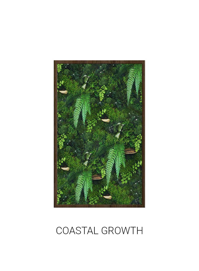 Coastal Growth | Portrait Moss Art