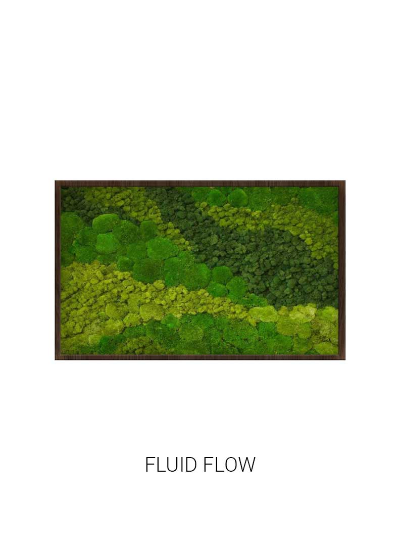 Fluid Flow | Landscape Moss Art