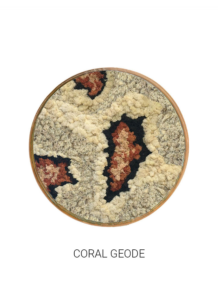 
                  
                    Coral Geode | Circle Moss Art
                  
                