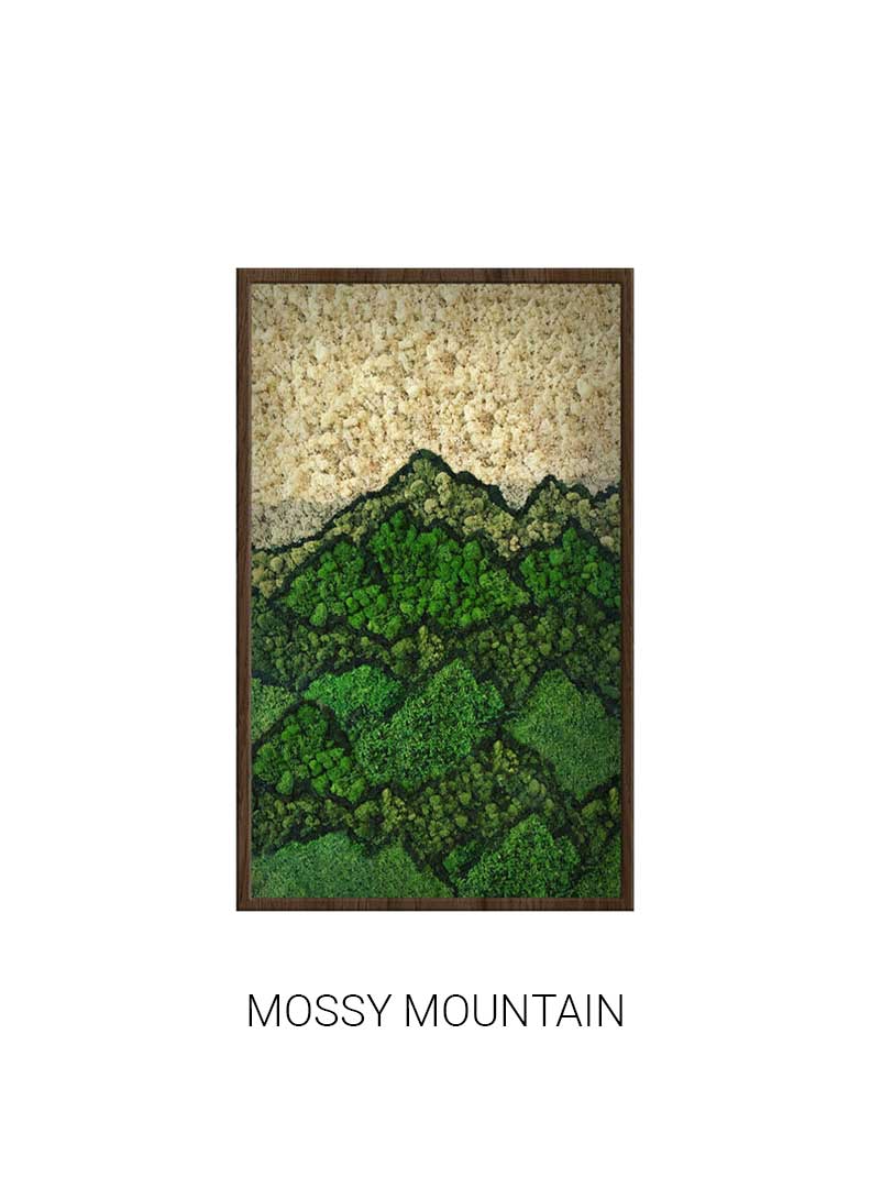 
                  
                    Mossy Mountain | Portrait Moss Art
                  
                