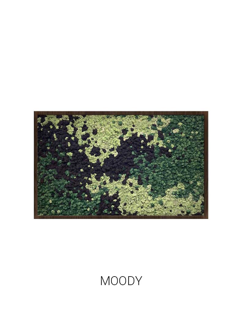 Moody | Landscape Moss Art
