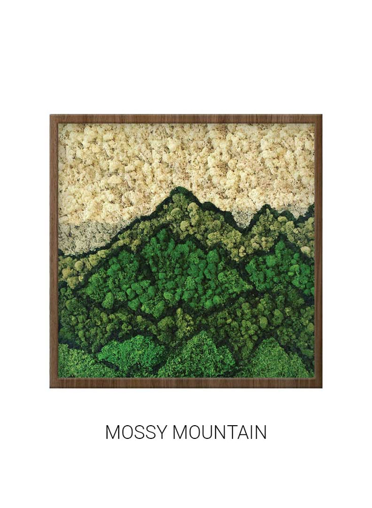 
                  
                    Mossy Mountain | Square Moss Art
                  
                