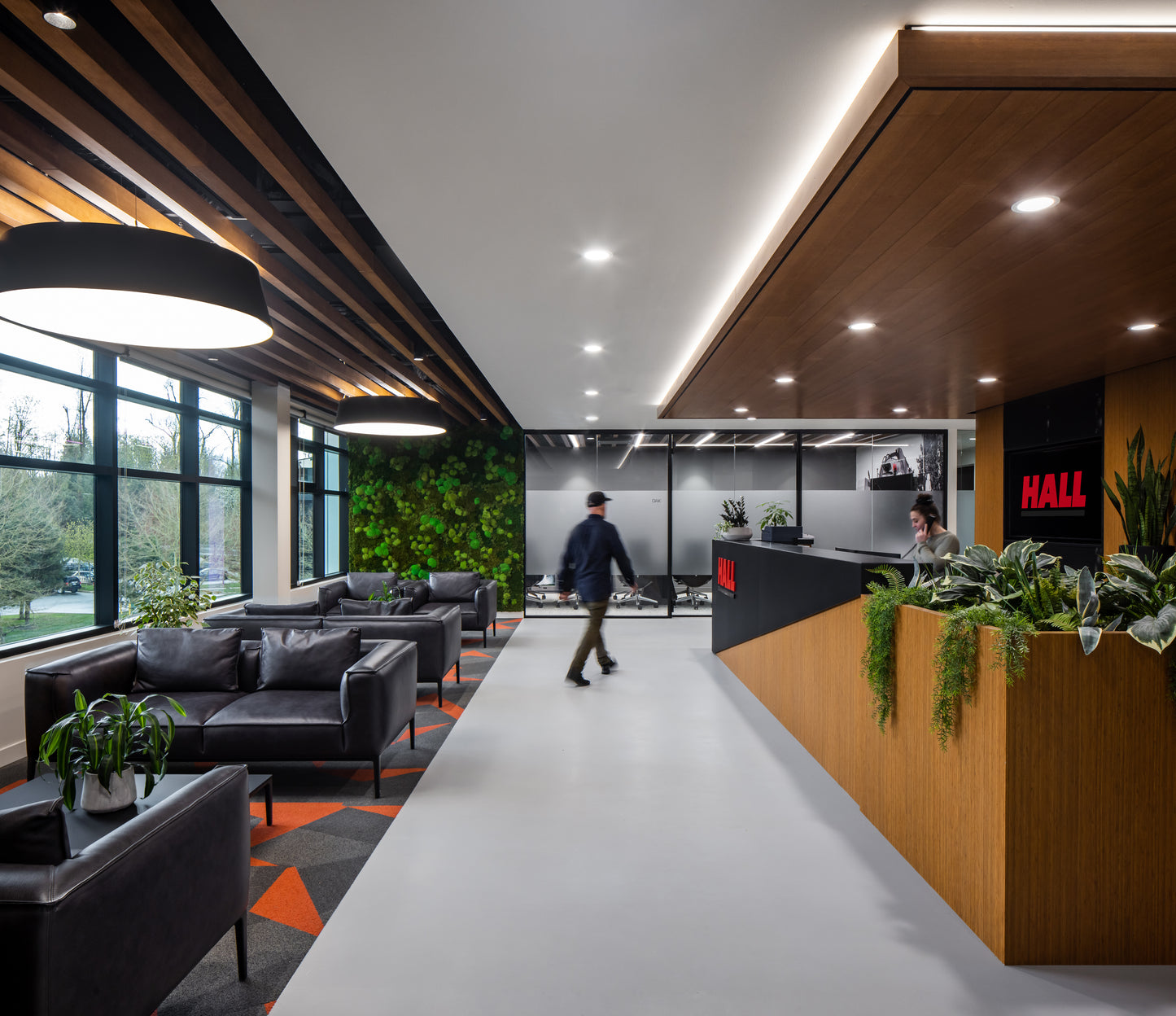 Moss art installation | Hall Lobby