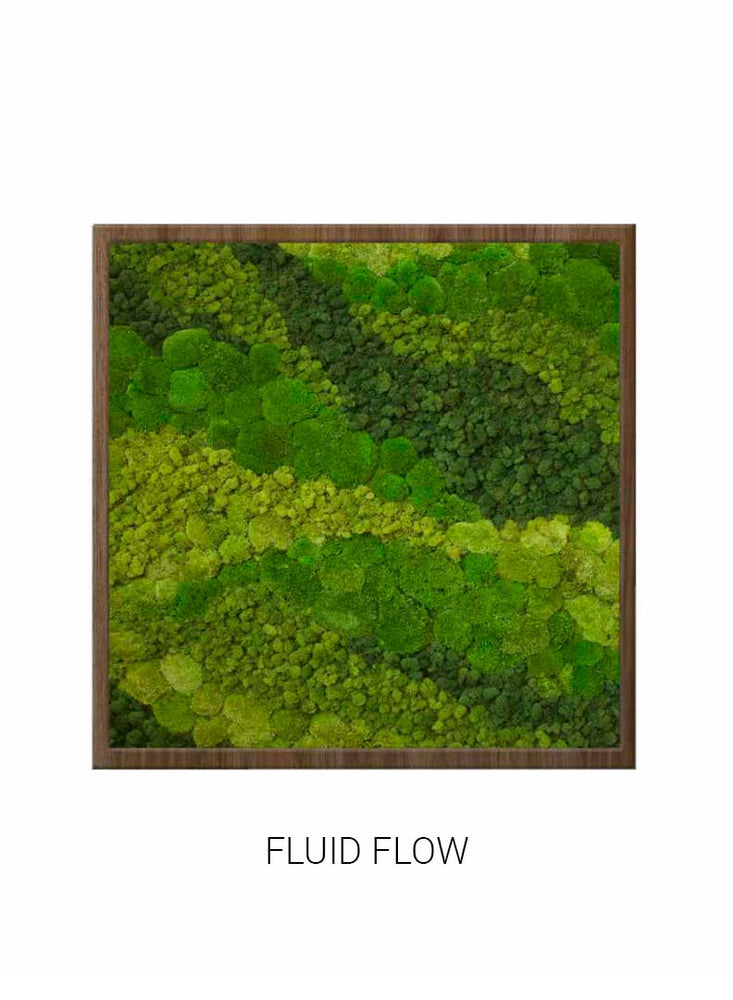 Fluid Flow | Square Moss Art