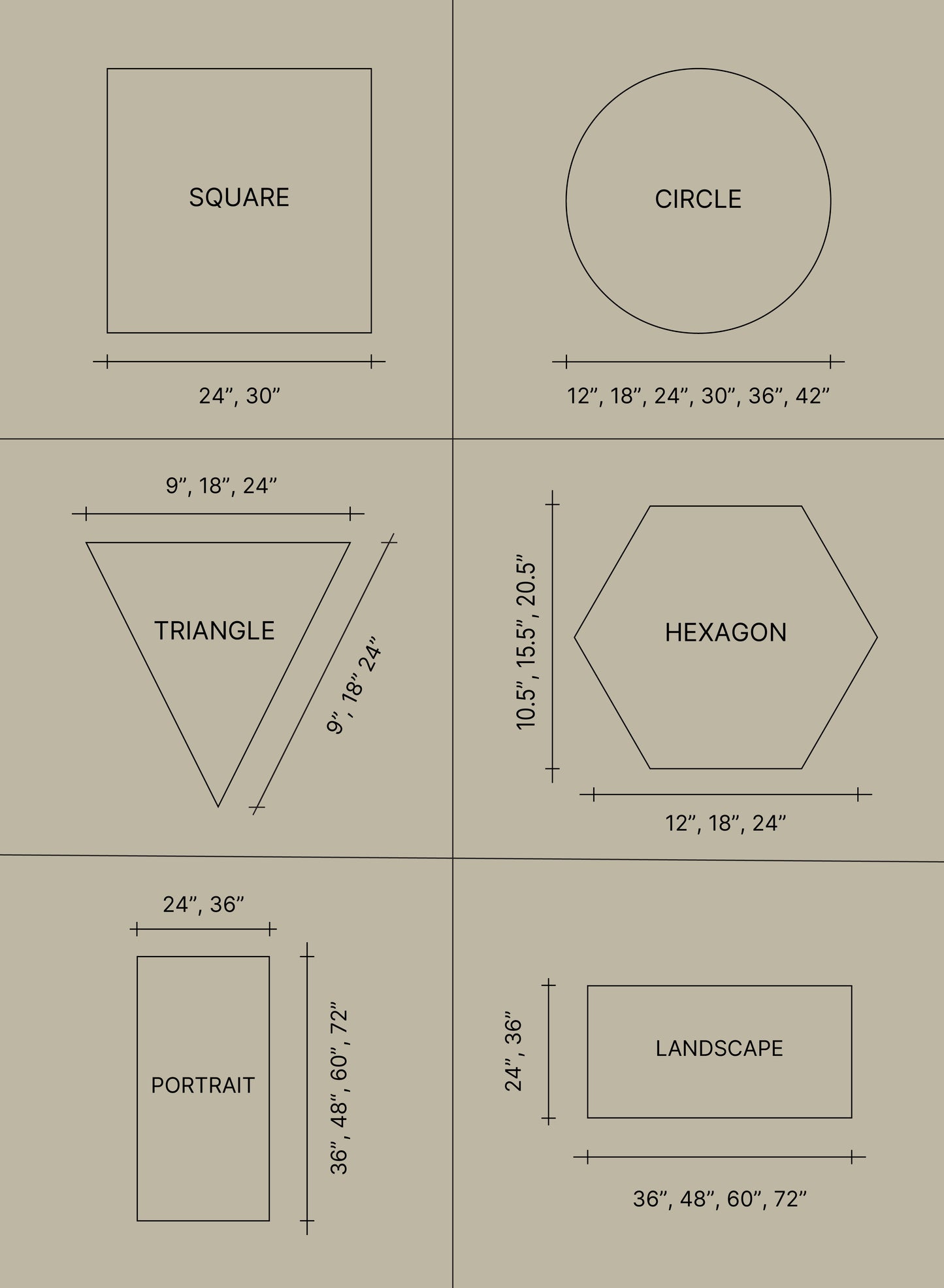 
                  
                    Dimensions | Triangle Moss Art
                  
                