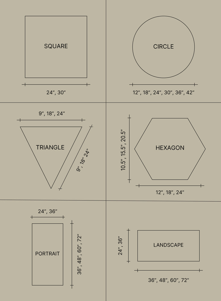 
                  
                    Dimensions | Hexagon Moss Art
                  
                